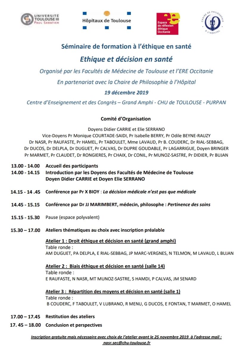 Chaire de Philosophie à l'Hôpital tweet media