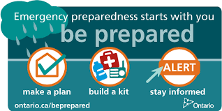 bracebridgefire's tweet photo. #Bracebridge #Muskoka Since its snowing lets think about the spring! The time when all the snow melts! If 2019 has taught us anything, its to be flood ready! #72HrKit #BePreparedNotScared https://t.co/R5mSCqnKHX