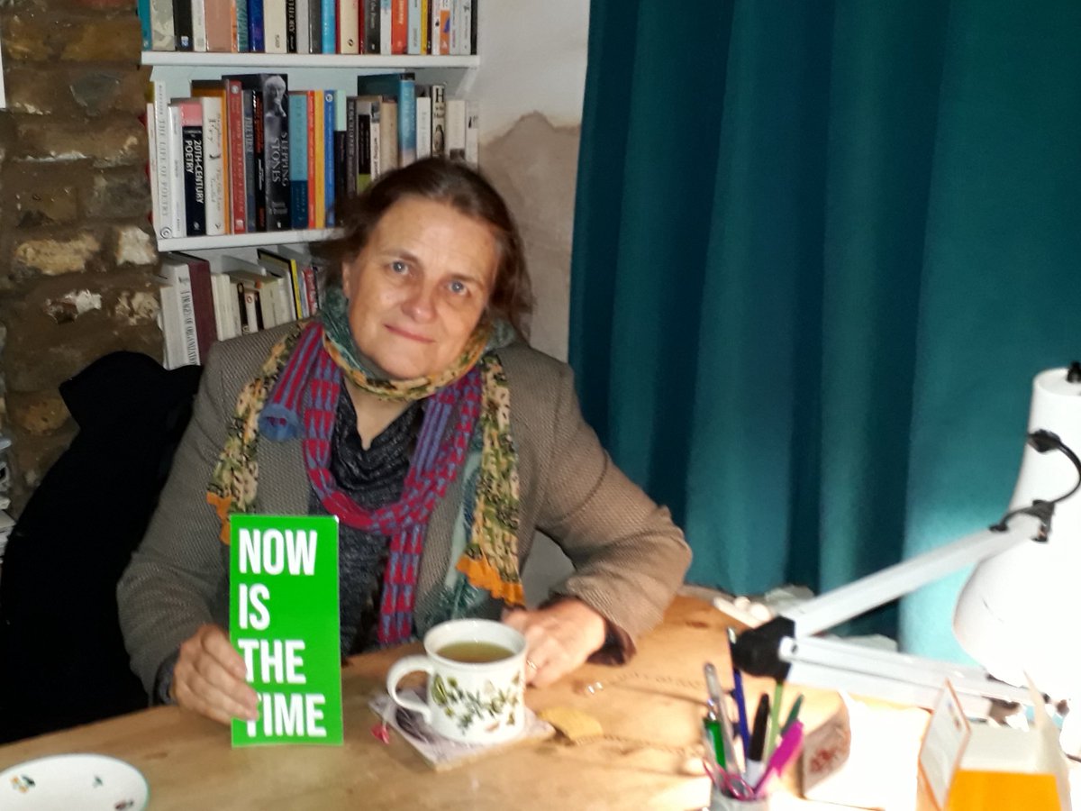 Thank you so much for the warm words from all I met today. Here having a a cuppa and rest from canvassing in a supporter’s house, and asking you all to think about voting Green for the climate, clean air, and our children’s futures. 
If not now, when? 
#VoteGreen2019 #VoteClimate