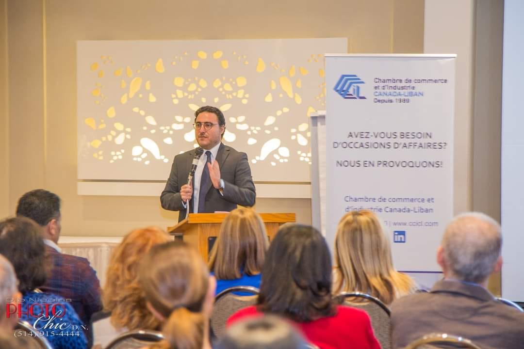 FouadZmokhol's tweet photo. Un honneur de donner une #Conférence à l’Hôtel Ruby Foo’s à #Montréal, organisée par la Chambre de Commerce et d’Industrie Canada-Liban #CCICL:
«Liban 2019: Où sommes-nous? Où allons-nous économiquement?»
Un immense merci à M. Charles Aboukhaled et à toute l’équipe de la CCICL! https://t.co/p7l8C7jgmI