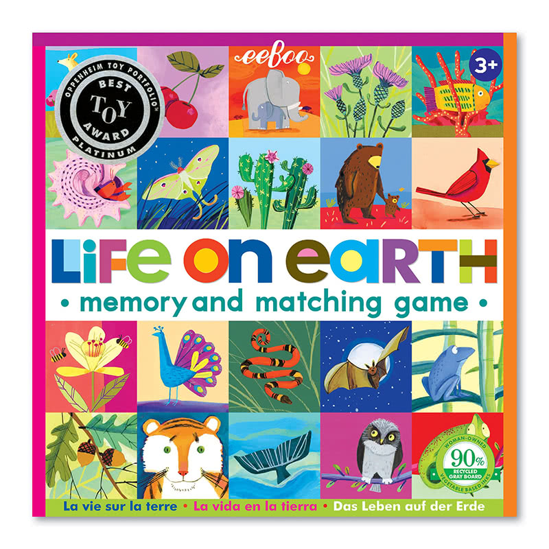 Fleurtations's tweet image. #Eeboo 'Life On Earth Matching Game'.
24 pairs of tiles include everything from iguanas to cardinals, oak leaves and acorns to underwater coral to create different stories every time it's played.
Can be played individually or in a group!
fleurtations.uk.com/Eeboo/Eeboo-li…