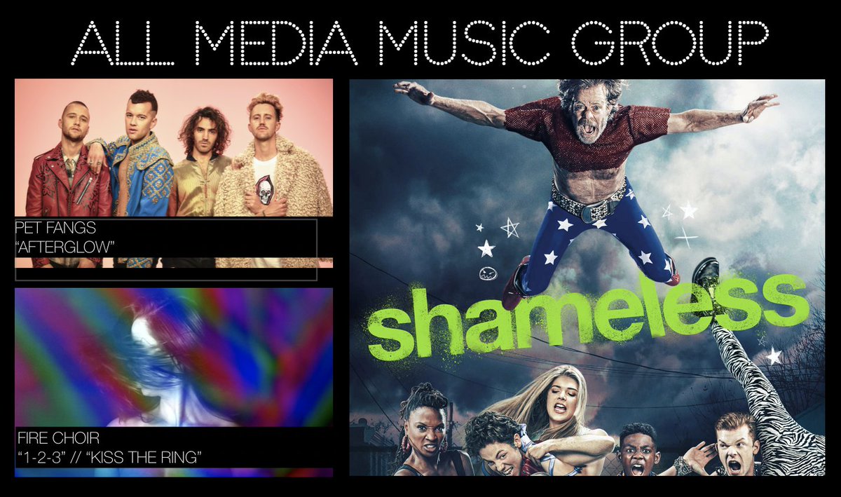 The unreleased tracks, "1-2-3" &amp; "Kiss the Ring", by <a href="/firechoirband/">Fire Choir</a> and "Afterglow" by <a href="/petfangs/">Pet Fangs</a> are featured on tonight's episode of <a href="/SHO_Shameless/">Shameless</a>!  Stream the Pet Fangs track here: open.spotify.com/track/6bybzbZc…