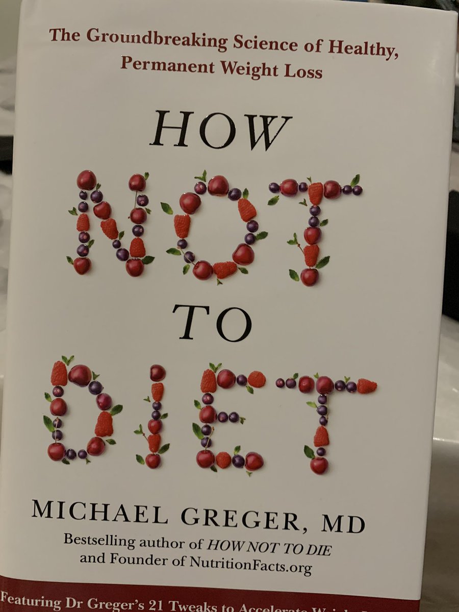 I’ve waited for this book for a long time! Can’t wait to read #hownottodiet by my real life superhero #michaelgreger <a href="/nutrition_facts/">Michael Greger, M.D.</a>