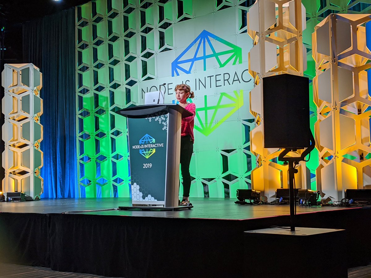 chriswilcox47's tweet image. First live coder of #nodejsinteractive, Ellie Galloway.