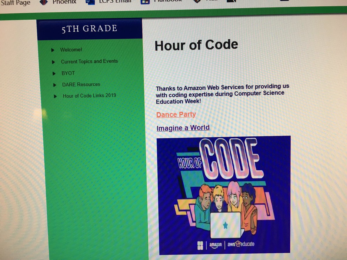Linda Haberlin (@habs_nle) on Twitter photo Amazon Web Services came to help us celebrate Computer Science Education Week with an Hour of Code. Also known as my daughter came to work today! So much fun learning great problem solving skills while coding. <a href="/MsSco39/">Lauren Scofield</a> <a href="/MaureenFornato1/">Maureen Fornatora</a> <a href="/joy_nle/">Joy Murphy</a> <a href="/missjohnsons1st/">Elena Johnson</a> Amazon Web Services came to help us celebrate Computer Science Education Week with an Hour of Code. Also known as my daughter came to work today! So much fun learning great problem solving skills while coding. <a href="/MsSco39/">Lauren Scofield</a> <a href="/MaureenFornato1/">Maureen Fornatora</a> <a href="/joy_nle/">Joy Murphy</a> <a href="/missjohnsons1st/">Elena Johnson</a>