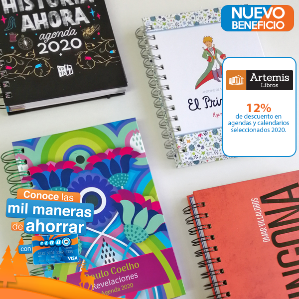 ¡Empieza el 2020 de la mejor manera! 

Visita <a href="/ArtemisLibros/">Artemis Libros</a>  y presenta tu #ClubBi para obtener tu descuento

*Aplica 1 promoción por tarjeta.