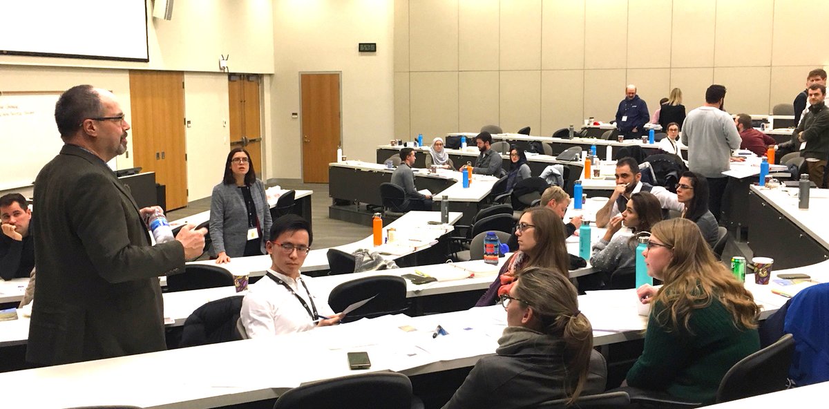 McKennaGeotech's tweet image. Gord McKenna, founder of the Landform Design Institute, launches the inaugural #LandformDesign for Sustainable Mining course at the University of Alberta December 5, 2019.