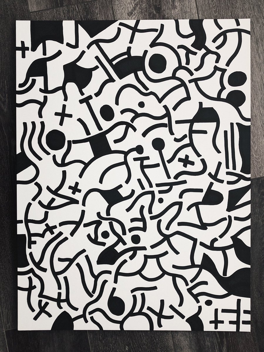 ryandupre's tweet photo. Randomized visuals! Ink on paper. 18x24
X
O
X
O
#abstract #shape #draw #pattern #design #drawing #ink #sketchbook #color https://t.co/qaiUXm983e