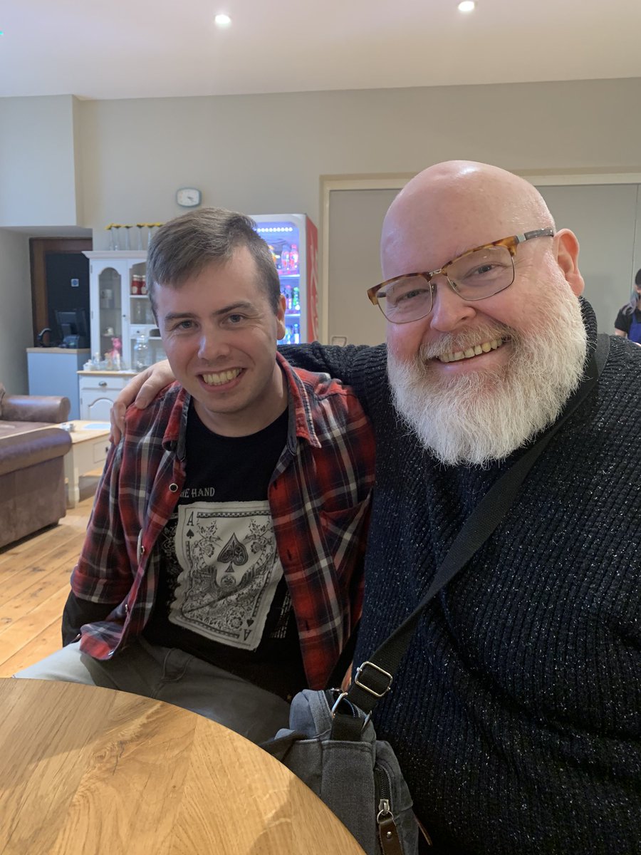 JASONWILSHERMIL's tweet photo. A great first day of professional work experience as an artist for Jonathan Reynolds @TeamworkTrust @ace_national @ace_midlands @ShireHallDorset - he’s definitely an #Argonaut https://t.co/3GlRTRqo41