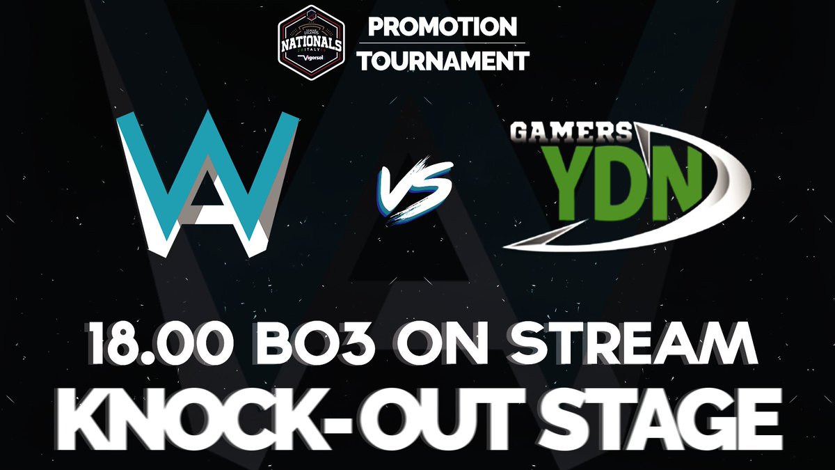 Tonight we are going to face @YdnGamers in the Knock-Out Stage of the PG Nationals Qualifier! Come and watch us on the <a href="/PGEsportsIT/">PG Esports</a> Twitch live stream at 18:00 CET! twitch.tv/pg_esports

#GOWOLVES