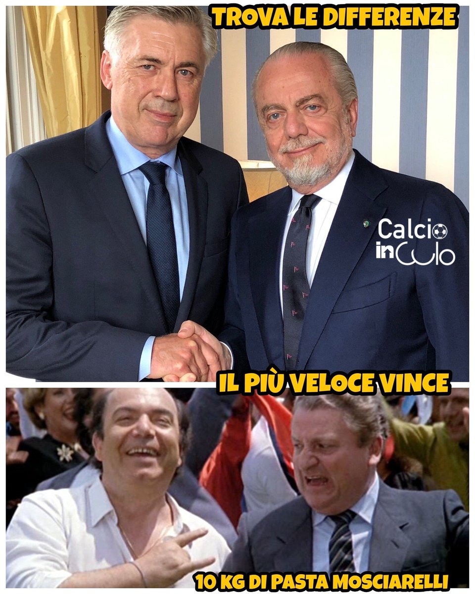 calcioinculocom's tweet photo. "Lei è un disoccupato lo sa? "#ancelotti #adl @Sport_Mediaset https://t.co/qMVTXGDVYx