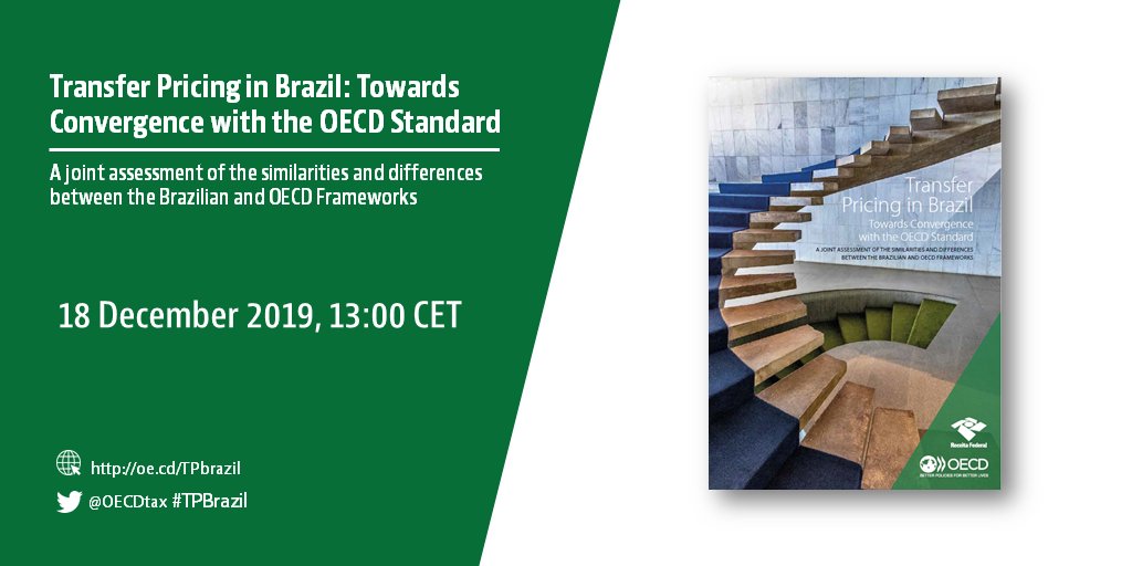 OECDtax's tweet photo. In one week’s time @ReceitaFederal and @OECD will be launching the report - Transfer Pricing in #Brazil 🇧🇷: Towards Convergence with the #OECD Standard. Stay tuned!
🗓️ Wednesday, 18 December
⏲️ 13h00 CET
🌐 https://t.co/vXBbFeloas
#TPBrazil https://t.co/k3sz47NX9c