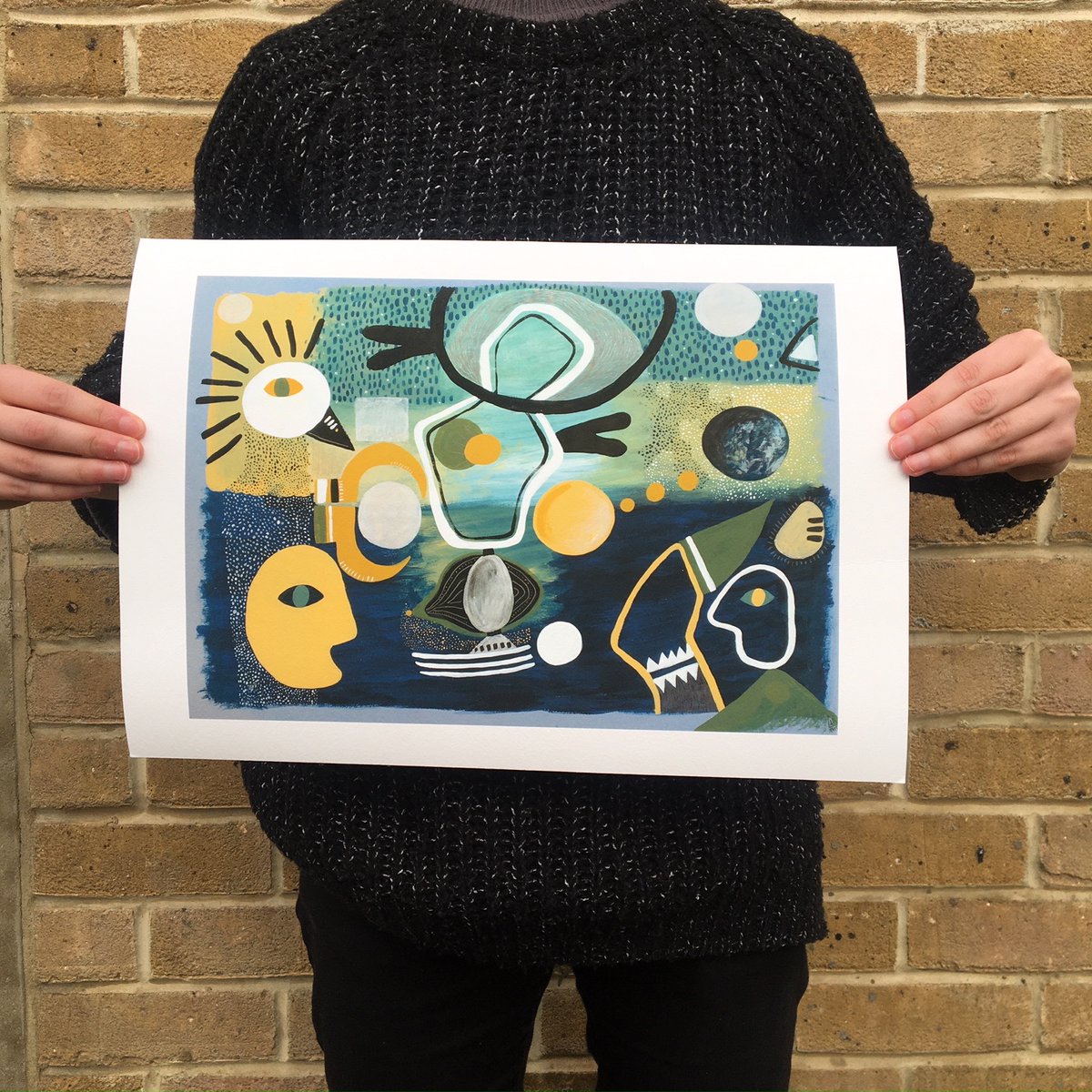 denisescicluna's tweet photo. Giclee prints of my paintings are now available in A3. Get in touch if interested! A3 size - €35 /// £30 each https://t.co/jGP22mNn2q