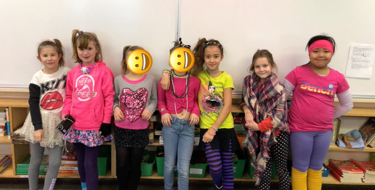 Students are showing their school spirit by dressing up for 80’s revival day! <a href="/alcdsb_ecth/">Ecole Cath. Kingston</a> @burtchemily13