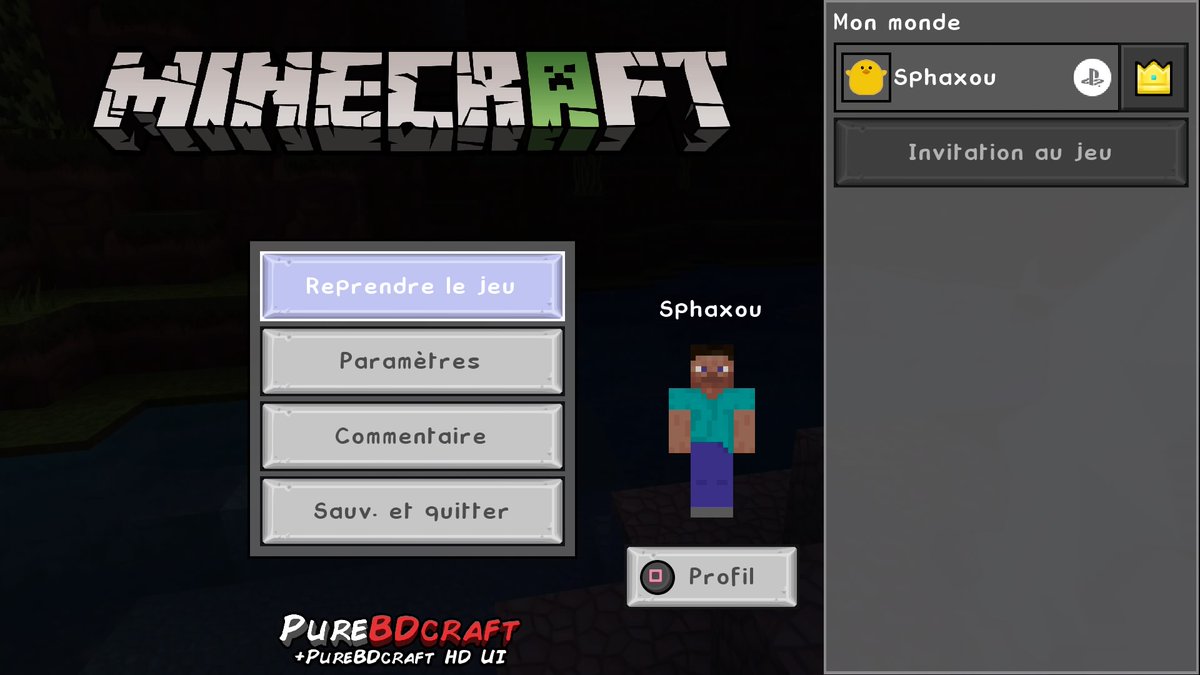 Sphax craft Net No Twitter Purebdcraft On Ps4 It Works Ps4share
