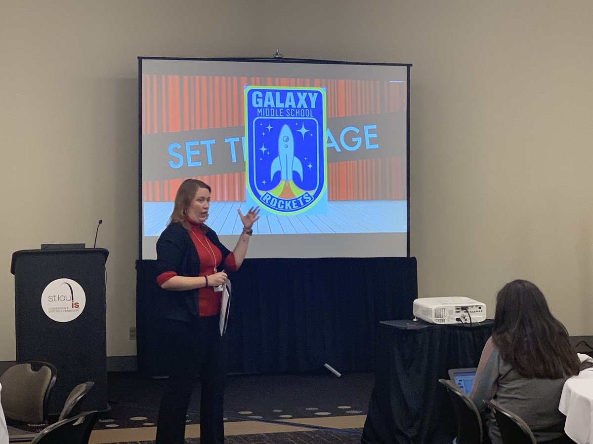 mrroa's tweet image. Look at  @KellieMcclarty sharing @GalaxyRockets #VCSPLC work at #LearnFwd19 #ROCKSTAR @kc712 @PCorr11 @kjmccror