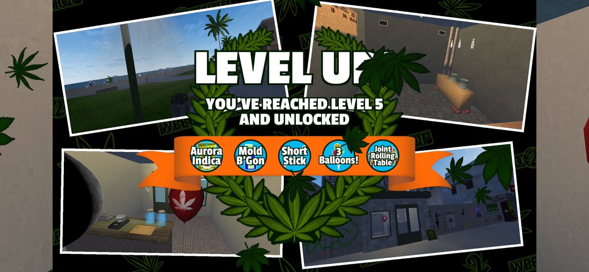 GloballyVouched's tweet photo. I've reached level 5 running my #weedshop2  Where you at? https://t.co/tZHFaZeagj https://t.co/mknsvygaNB