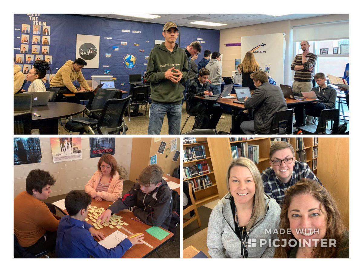 ldixon2's tweet image. Powerful 2 learn /w ⁦@AHS_MrBear⁩ ⁦@krimeldrum⁩ at Stoney Creek High School #NPDL #OISD #SharingBestPractices #AuthenticLearning #Collaboration