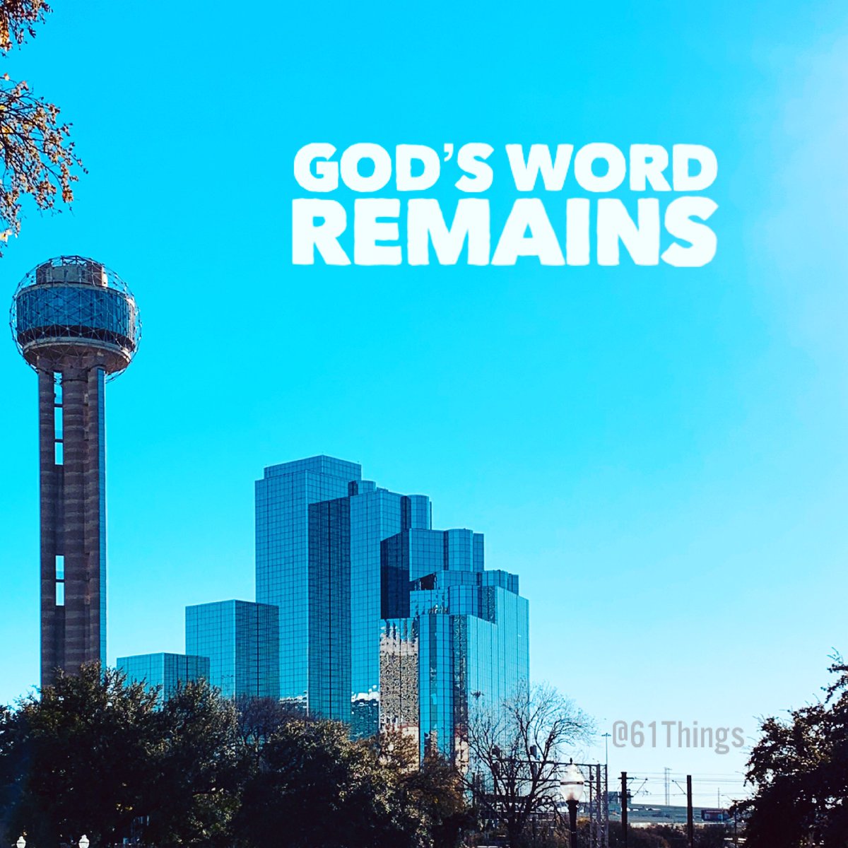 61things's tweet photo. Whatever God said or did in your life on Sunday, or yesterday, or whenever... it still stands true. God doesn’t renege on His promises. Hold on because His answer is coming.
#adventthoughts2019 #dallas2019 https://t.co/RYEyIrpDX3