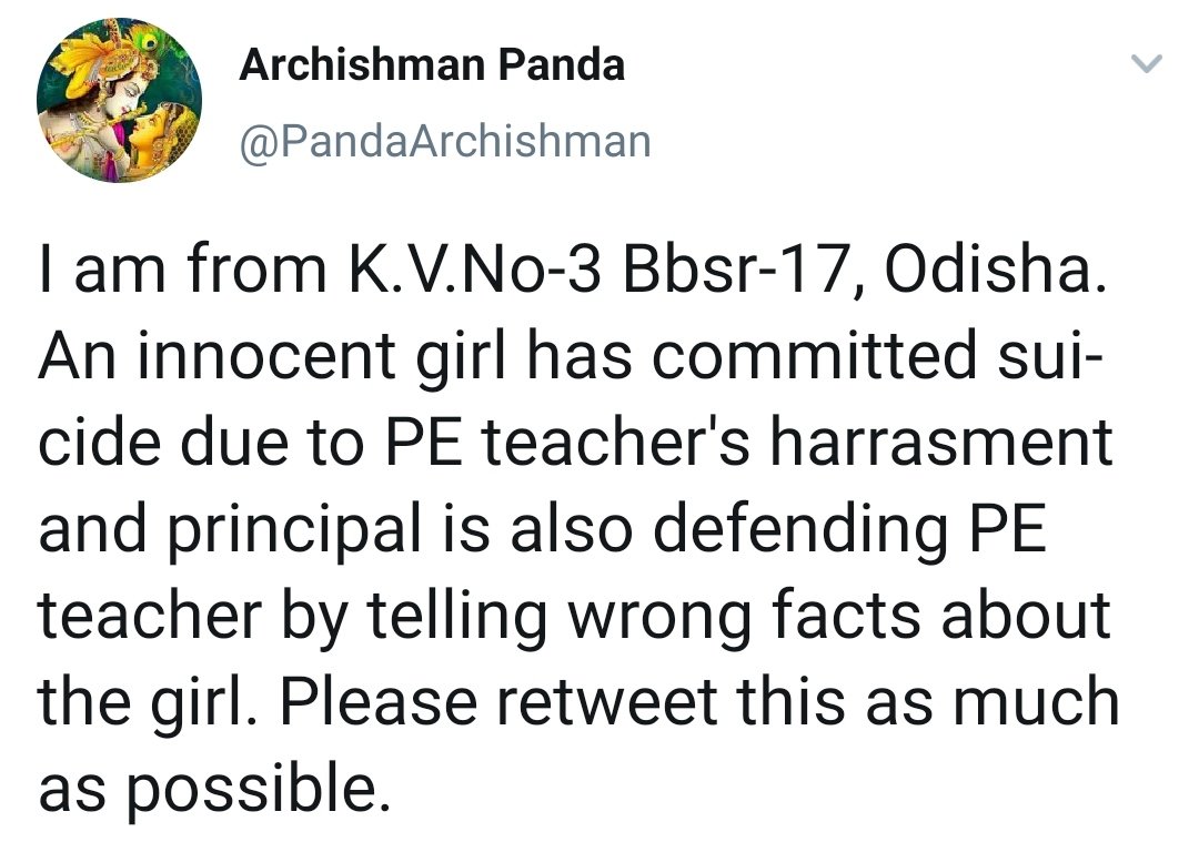 RajibKu90737760's tweet photo. #HelpMe_kv3
@PMOIndia @Naveen_Odisha 
@AprajitaSarangi @cpbbsrctc 
@otvnews @Kalingatv @Sambad_English @AmitShah https://t.co/I6vml6jXp5