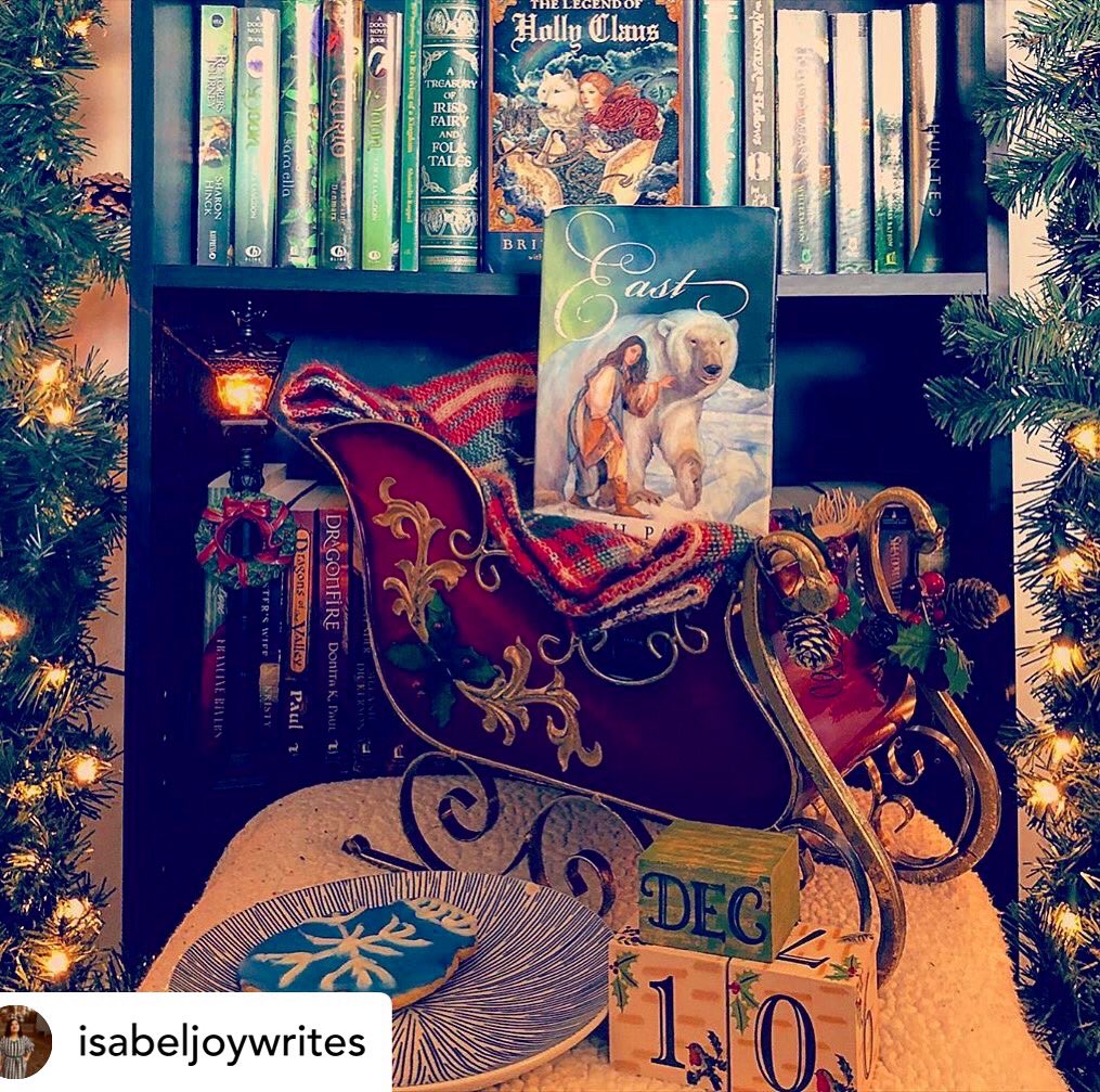 epattou's tweet photo. Love this Instagram post by @isabeljoywrites! Very festive and Christmasy and, like a sequence near the end of East, features Rose and her white bear in a sleigh. 😊 https://t.co/AcH7qzMkla