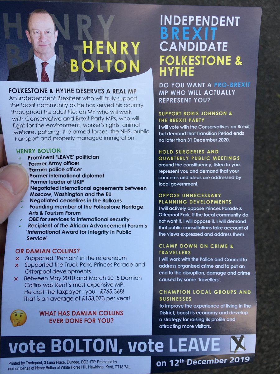 _HenryBolton's tweet photo. The last leaflet of the campaign! 

In case I didn’t manage to post one through your door, I’ve attached photos. I also apologise (there are some 54,000 houses in #Folkestone &amp; #Hythe ). 

Do please vote tomorrow and, ideally #VoteBolton 😊#VoteIndependent 
#VoteBrexit https://t.co/Fv0d9pHyGH