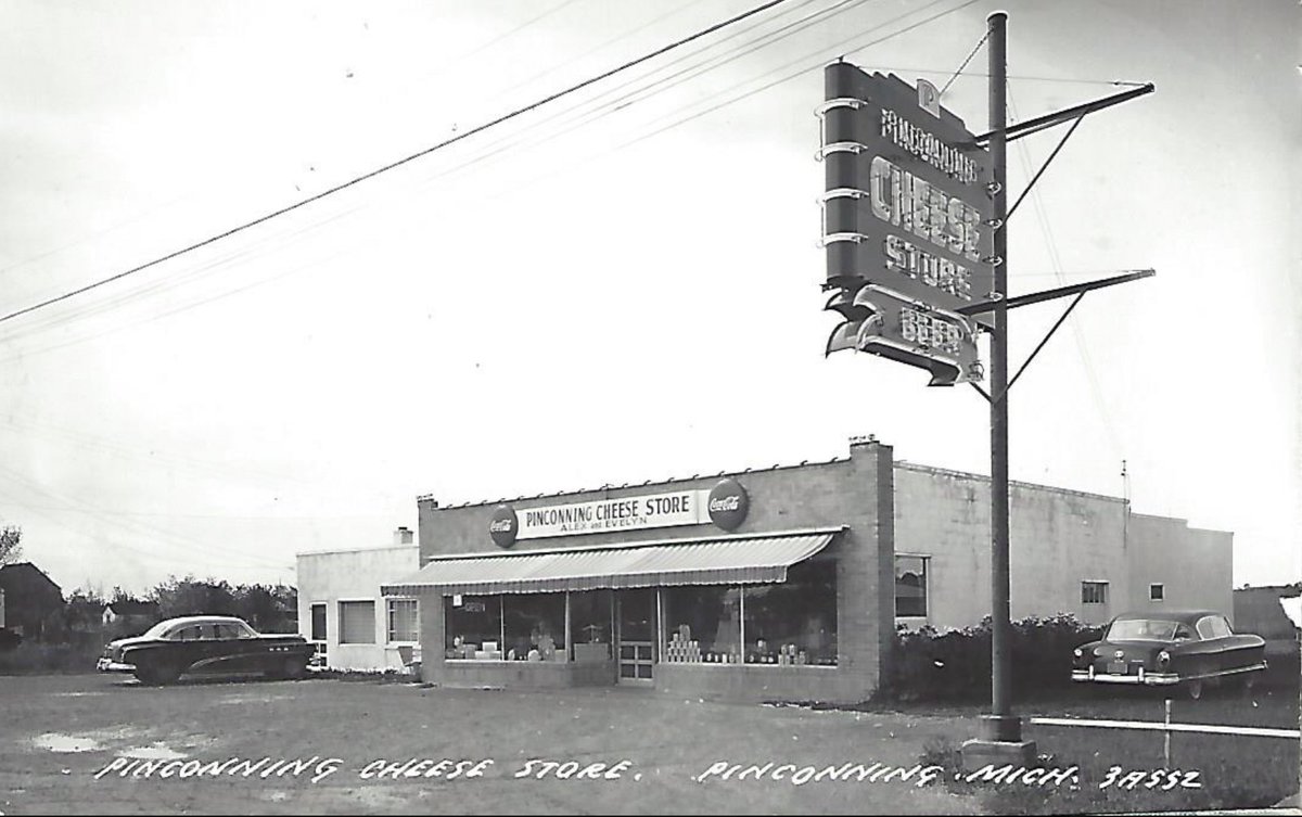 Pinconning_MI's tweet photo. Did you know that last year Pinconning Cheese Company celebrated 70 years in operation? Establish by Marie Bennett- the daughter of Pinconning Cheese creator, Dan Horn. Read more: https://t.co/my061F5Bhl
#pinconningcheese #pinconningmi #pinny #cityofpinny #micheese #pinnycheese https://t.co/nnoUygMpAi