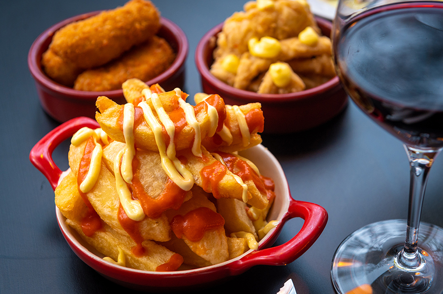 Don't let #humpday get you down. There's always #tapas and #vino