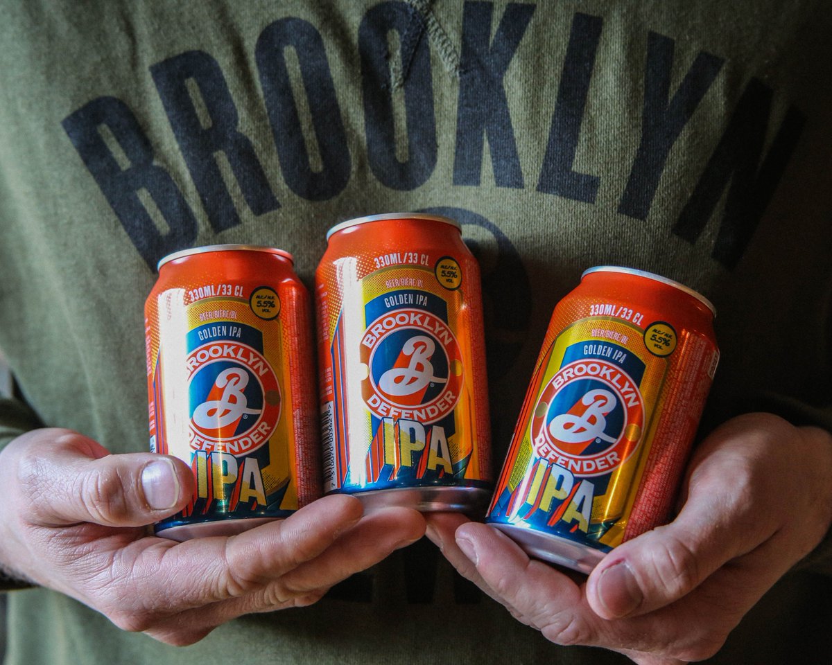 BrewLdn's tweet photo. @BklynBreweryUK social takeover 🍻
Defend Beer with Brooklyn Defender IPA, the heroically hopped golden IPA featuring strong notes of tropical fruit, well-muscled hop bitterness, and an incredibly dry finish. Cape not required.
#brooklynbrewery #brooklynipa #defendbeer https://t.co/tIx60BofFX