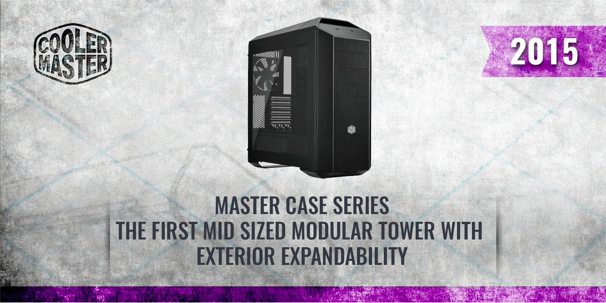 CoolerMasterME's tweet photo. عام 2015 بدأ عصر جديد لصناديق الحاسب متوسطة الحجم مع إطلاق سلسلة #MasterCase. 🤩💪
السلسلة قدمت فكراً جديداً يجعل المستخدم يتحكم فى شكل الصندوق الخارجى ووظائفه الداخلية مع إمكانية الترقية بسهولة عن طريق توفير العديد من الإكسسوارات.
#تاريخ_كولر_ماستر #CoolerMasterMilestones https://t.co/bKSROuwEBw
