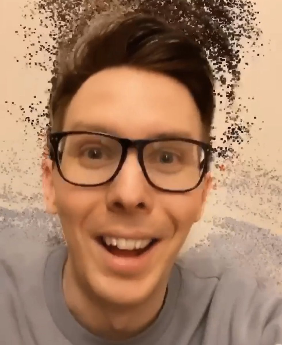 queersdan's tweet image. i think we can all agree that phil lester smiling