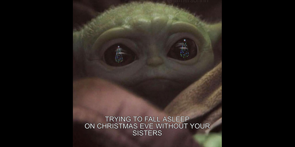 Enjoy your time with your sister before you head home for the holidays🎄❄️