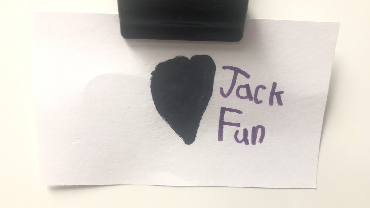 SLPMadness's tweet image. Being given a 🖤 “from” Jack, a 1st grade S @CB_Buckingham , to start my day was the best! #bucketfiller #cbspeechies