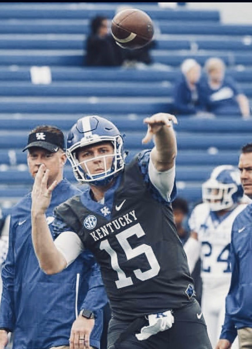 It appears that Kentucky QB Kolbe Langhi has placed himself in the transfer portal. Surely there’s a spot where the 6-foot-6 Christian County southpaw can land and thrive. Great kid who will be an asset.