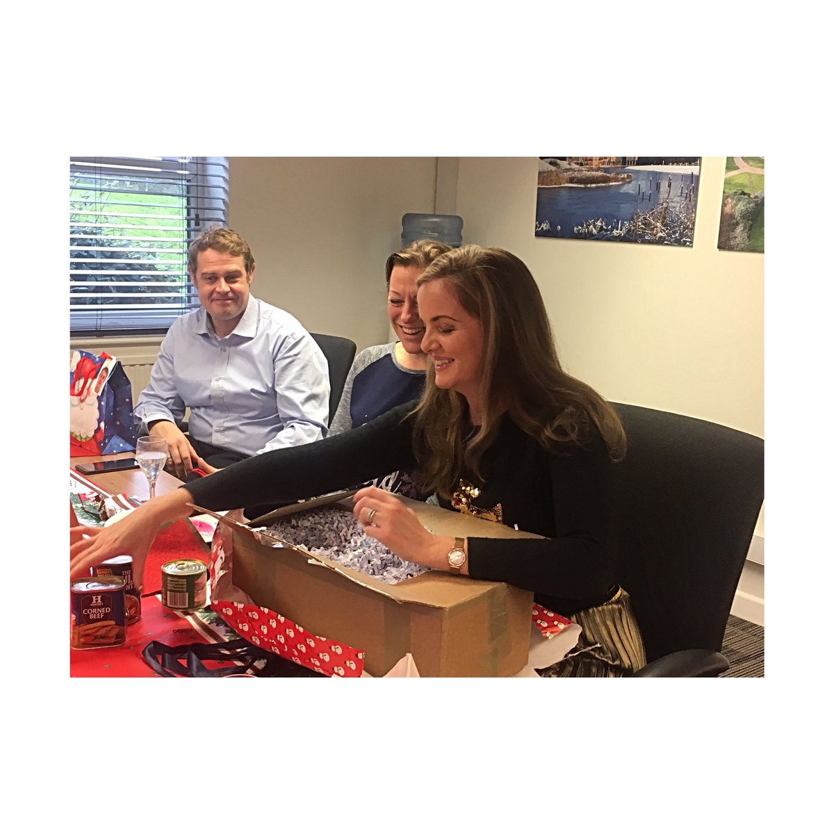 NottinghamConf's tweet photo. A festive Christmas fuddle and secret Santa gifting with lots of laughter and frivolity today for the #NottsConf team π
πΌπππ€£
.
.
#christmasiscoming #christmas2019 #presentsπ #funintheoffice https://t.co/aT246of7hm