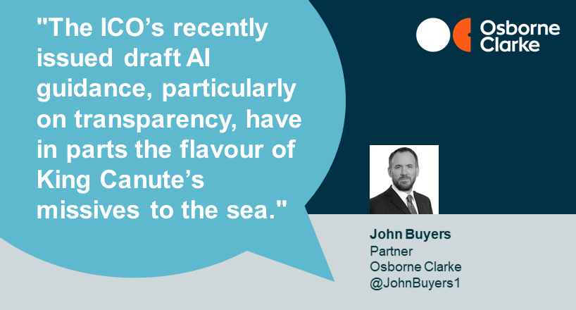 Ensuring that ensuring AI is transparent is a difficult task ... read John Buyers' thoughts on the Information Commissioner's Office's new draft guidance in <a href="/VerdictUK/">Verdict</a> 

Full article🔗verdict.co.uk/ico-ai-guideli…

#artificialintelligence | #machinelearning