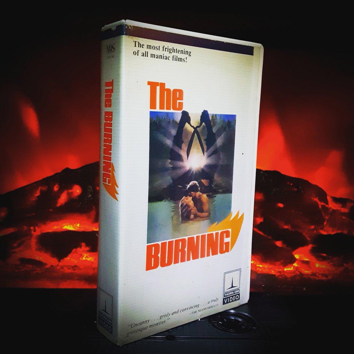 VhsZone's tweet photo. One of the best #slasher flicks of the 80's. Not complete without makeup effects by the legendary Tom Savini. #vhs #videotape #horror #horrormovie https://t.co/9MSXZ92LwH