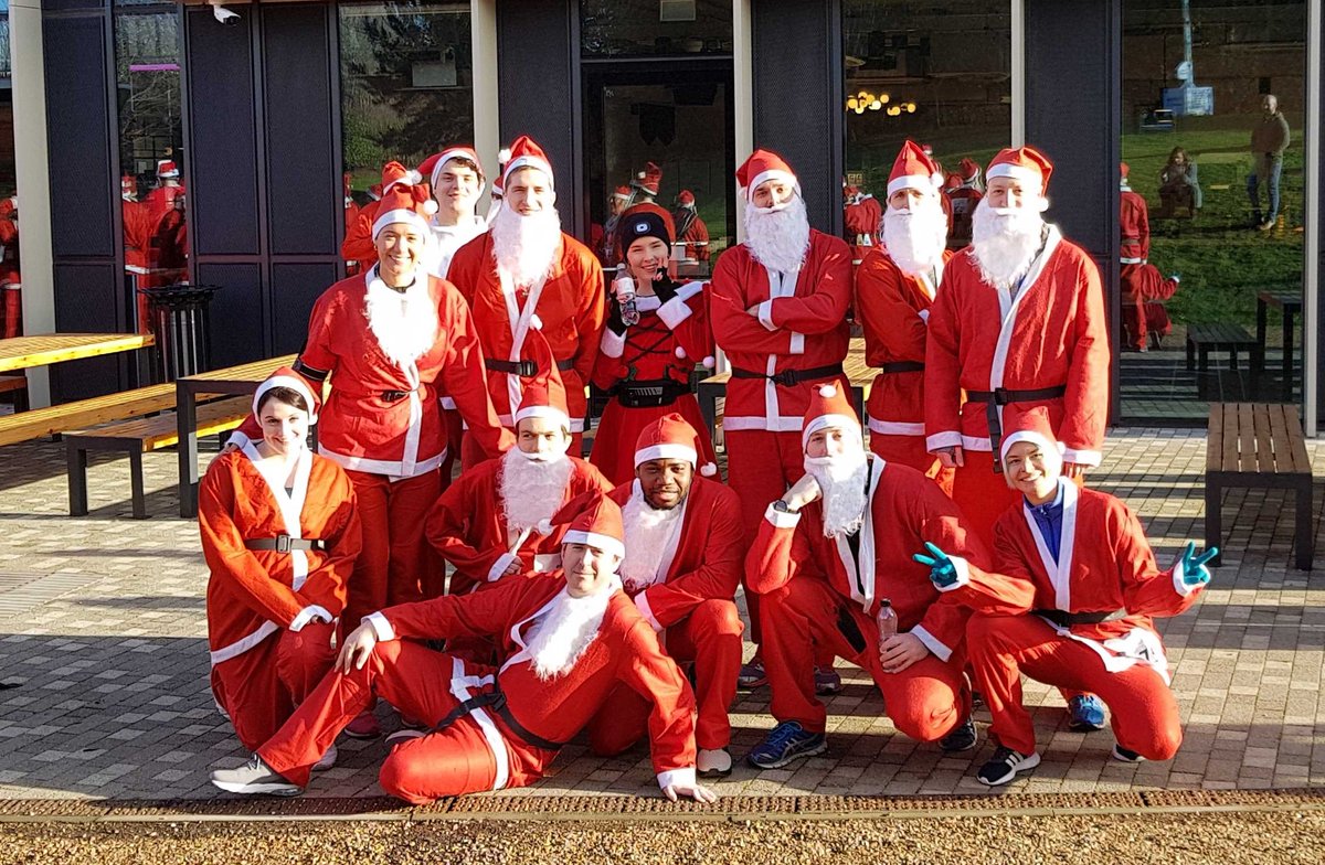 Well done Team <a href="/Jagex/">Jagex</a>! Today we took part in the annual #santarun to help raise money for @EACH_Cambs 🏃‍♀️🏃‍♂️🎅