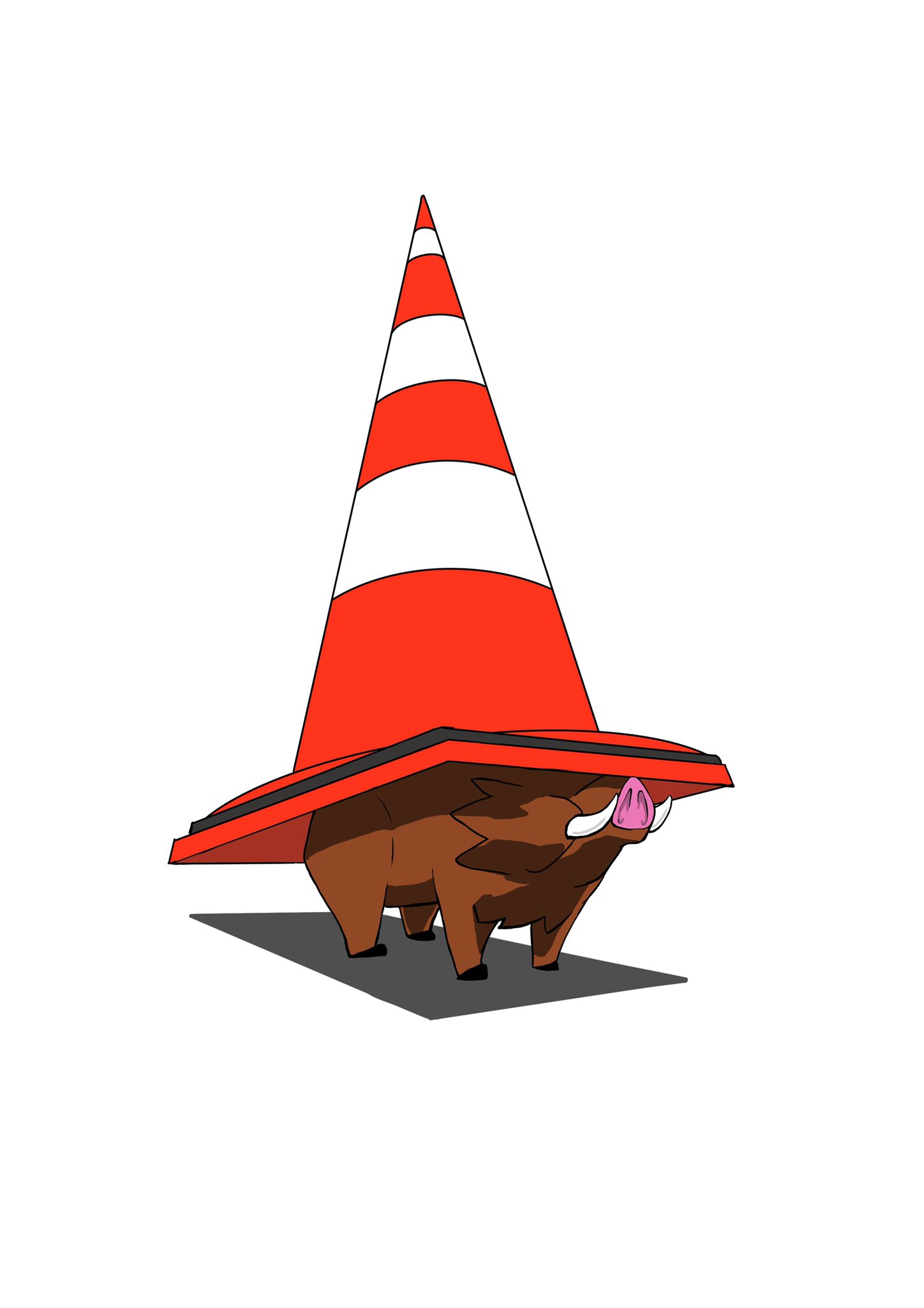 ペルチ教 コーンハット イラスト 絵 ドラクエ ビックハット カラーコーン T Co Nmavwumfpp Twitter