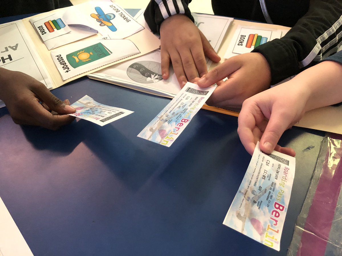 Meg_booyah's tweet photo. Handing in our airline tickets as we take off to Germany for more #holidaysaroundtheworld fun 🇩🇪 #modifiedtexts #informationaltexts https://t.co/CUttgQyp9B