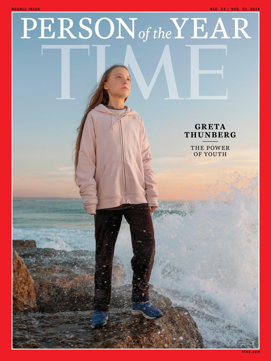 We are inspired by Greta! As we work towards #netnegative we hope it inspires others in our industry! #drinksustainably #personoftheyear #GretaThunberg