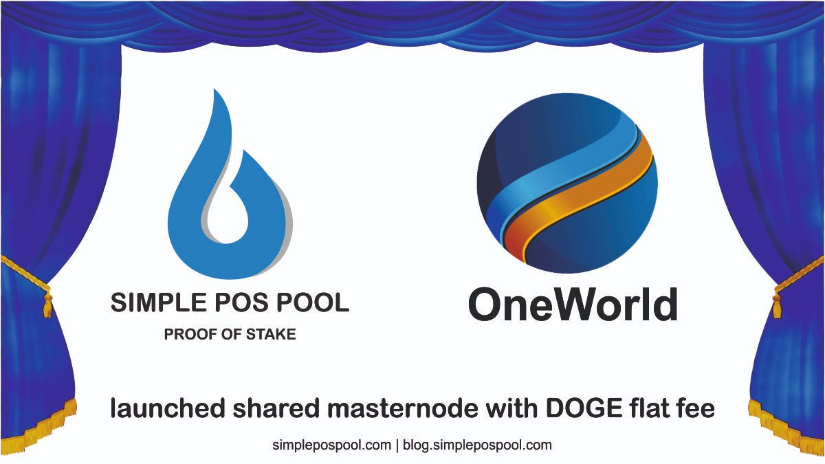 SimplePOSPool's tweet photo. Simple Pos Pool added $OWO to the $DOGE flat fee shared masternode portfolio. #spp #simplepospool #simplemasternode 
@OneWorldCoin1 https://t.co/4ZRfe2wOEk