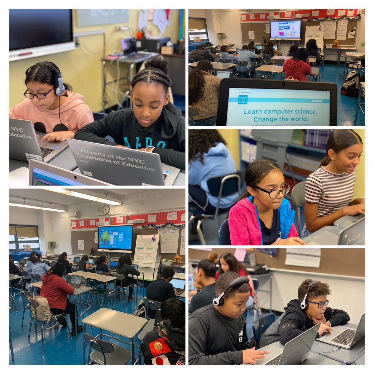 "Learn Computer Science.  Change the world."
Campus-wide Hour of Code event featuring NSLA and <a href="/MCHSBronx/">The Marie Curie HS</a> !  <a href="/CSD10Bronx/">CSD10</a> <a href="/hourofcode/">Hour of Code</a> #HourofCode
