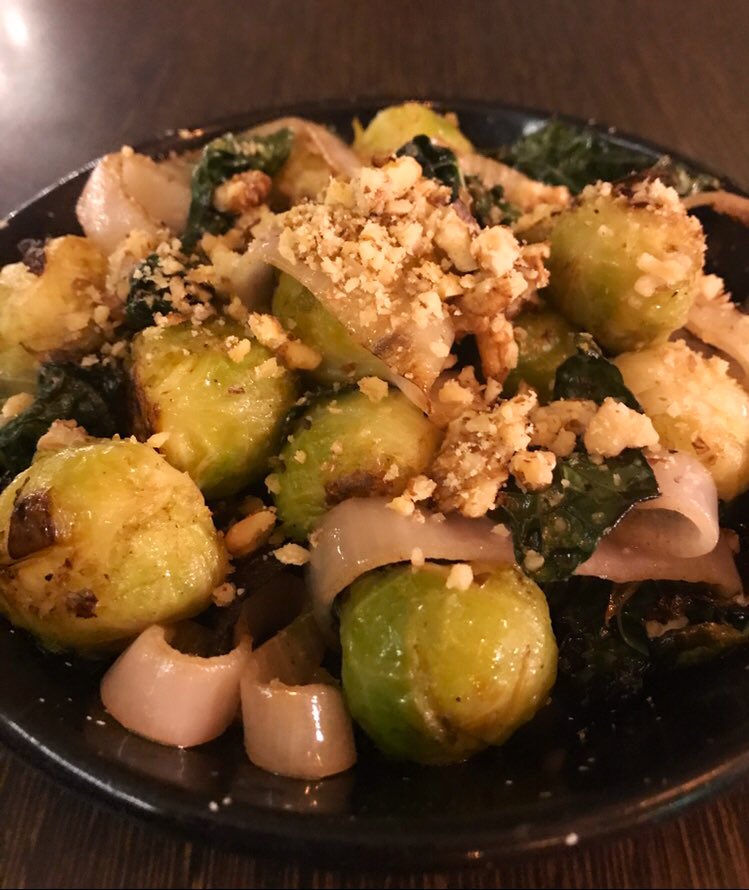 51MillLane's tweet photo. Do you Love them or Hate them??! We’ve got Sautéed Sprouts, Shallots &amp; Cavalo Nero with A Chestnut Crumb #sprouts #Vegan #SmallPlates #Christmas #51 https://t.co/rmk2l2vPOl