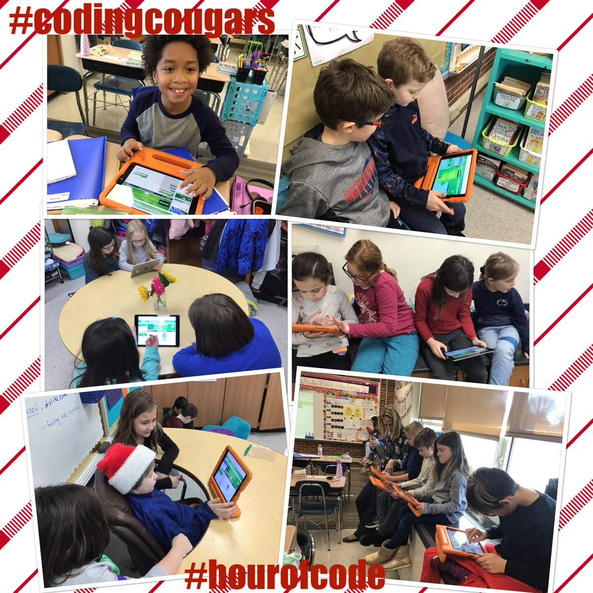 StemPasd's tweet photo. Thank you to @HKajder314 for letting me join her third grade class at @ForgeElem for #HourofCode #codingcougars #pasdproud #codingwiththegrinch https://t.co/PnjSQ9vjtX