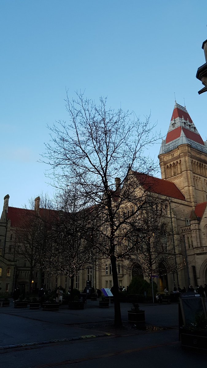 Northern_Hall's tweet photo. Enjoying the Christmassy Lights @OfficialUoM
#IntheChristmasMood #Explorecampus #manchester https://t.co/M2g8WNIFhh