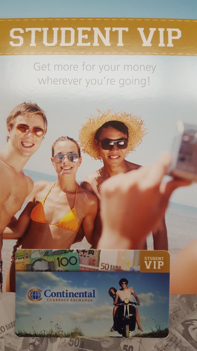 Students who are going on this year's March Break trip can come to room 416 to pick up student VIP discount cards for Continental Currency exchange.