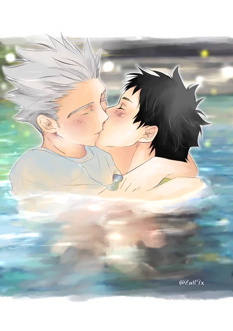 happy bokuaka✩°。⋆⸜(*˙꒳˙*  )⸝
バカンス中の大人兎赤??? 