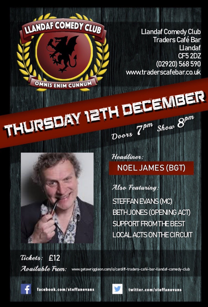 SteffEvansHaha's tweet image. Tomorrow Night in Llandaf! @noeljames3 will be headlining our final comedy night of the year! 

Go and vote then laughs all your worries away!

@CardiffComedy @WoiC @llandafpost @PethePontcanna @LlandaffNews @cardiff_events @WeAreCardiff @itsoncardiff