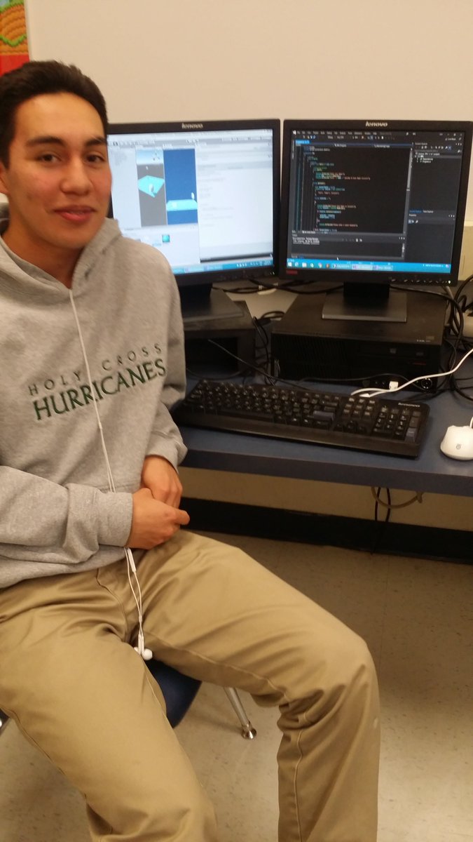 HCSS_Comp_Sci's tweet image. Just one of many @HC_Comp_Sci projects for #CanadaLearningCodeWeek. Using C# in the Unity engine, we are layering Perlin Noise octaves and interpolating them to generate a height map to render a procedural landmass. @PVNCLearnTech #PVNCLearns #deeplearning @TeacherDrSarah